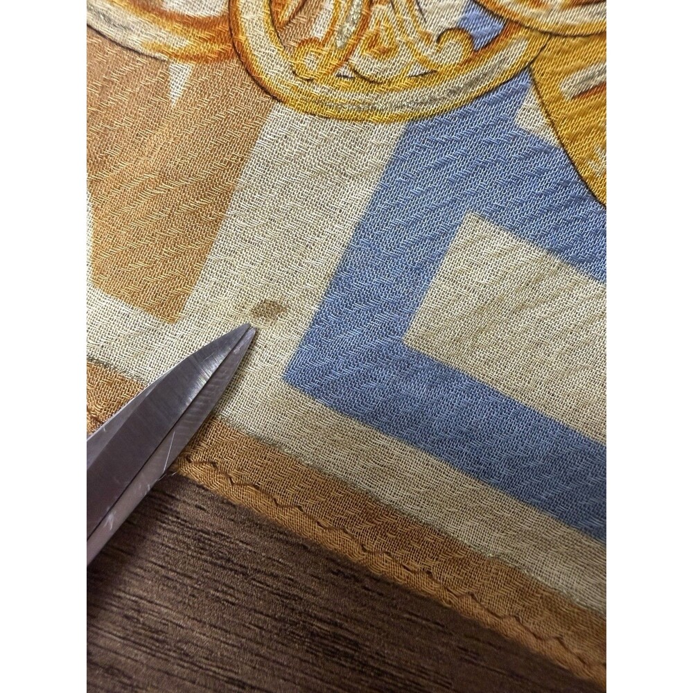 Vintage Celine Handkerchief Neckerchief Bandana Pocket Square Paris Motif - Picture 5 of 7